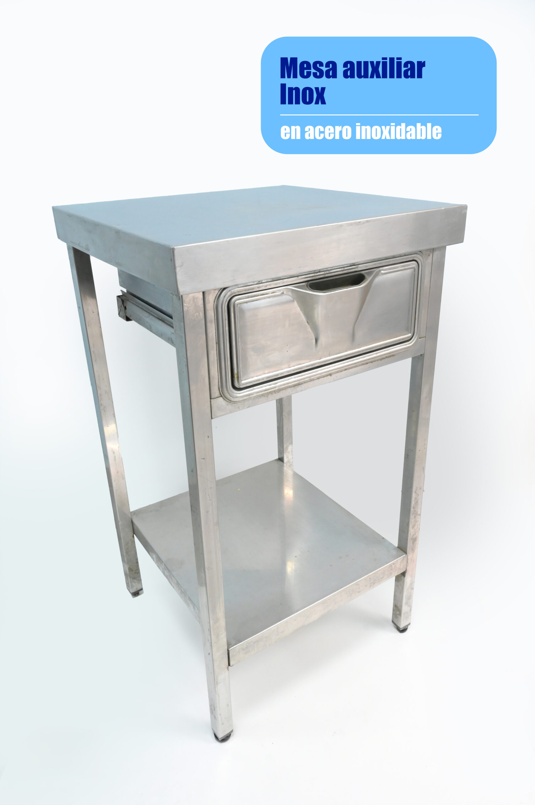 S-003 Mesa auxiliar Inox Mesa auxiliar - Imagen 1