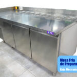 Mesa Refrigerada con ensaladera