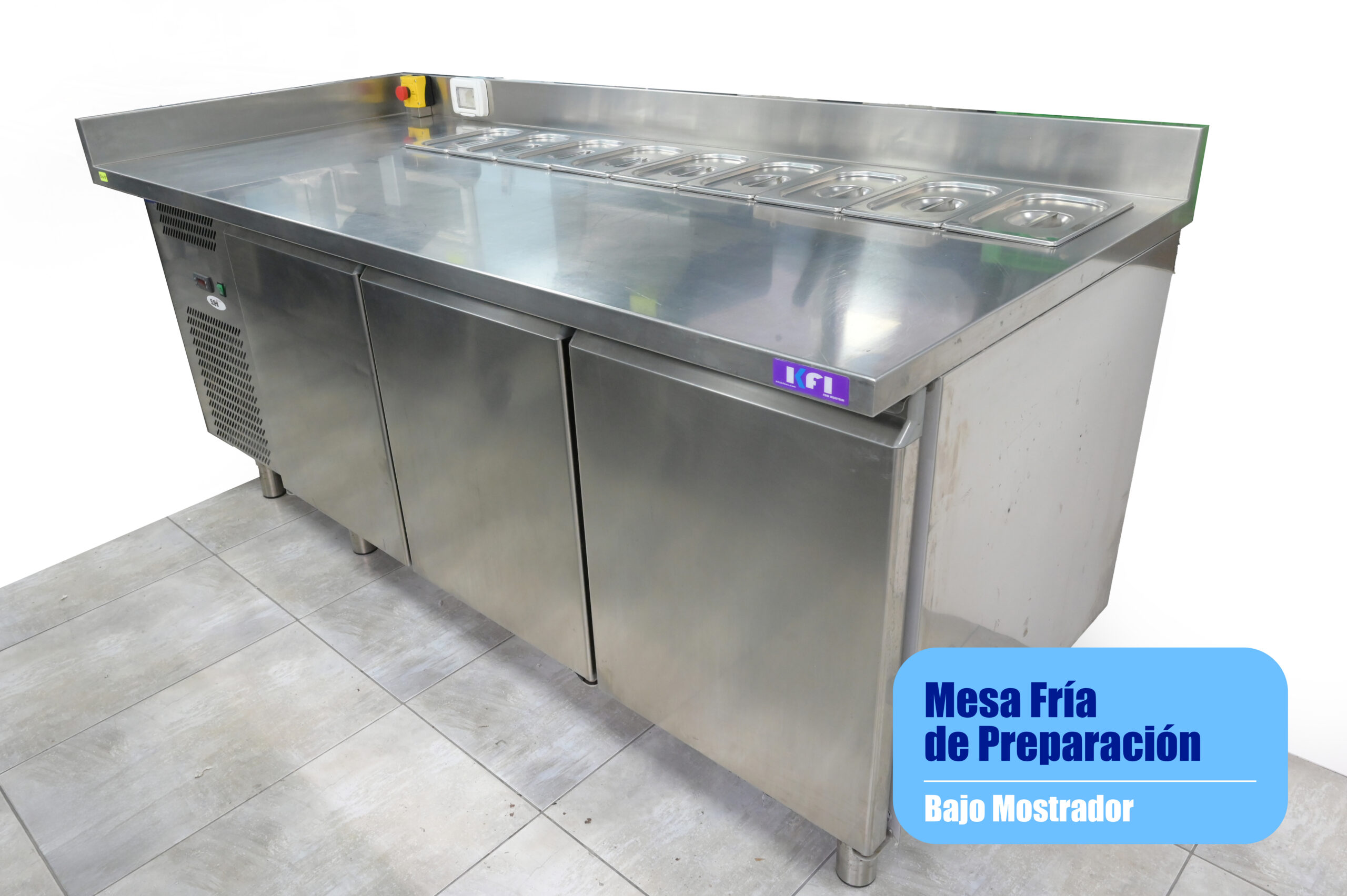 S-016 Mesa Fria de Preparacion Mesa Refrigerada con ensaladera - Imagen 1