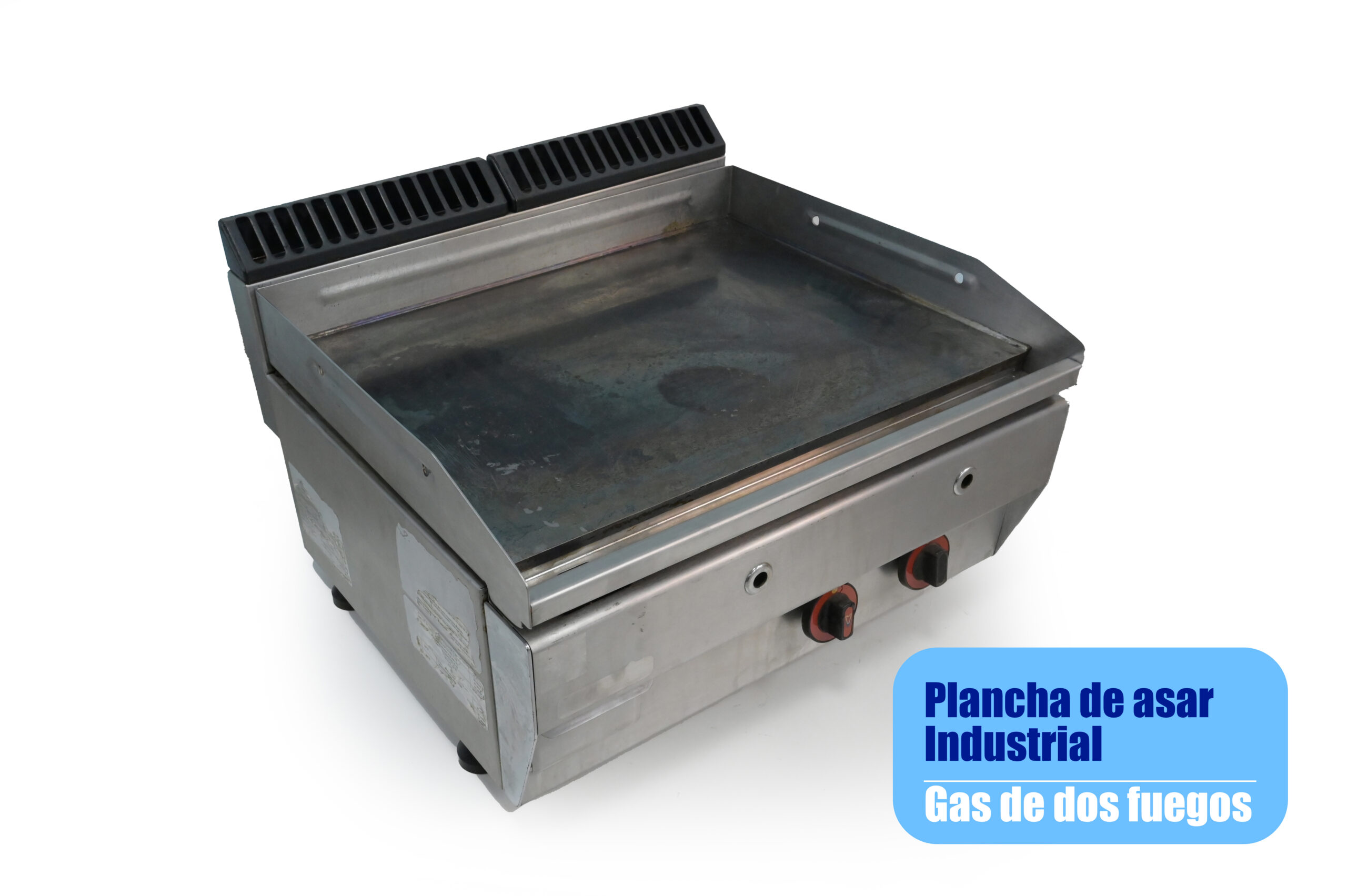S-026 Plancha de asar Industrial a gas de dos fuegos Plancha de Asar Industrial (Gas, 2 Fuegos) - Imagen 1