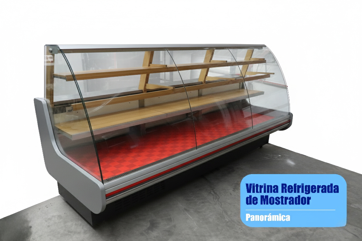 T-018-02 Vitrina Refrigerada de Mostrador Vitrina Refrigerada de Mostrador Panorámico - Imagen 1