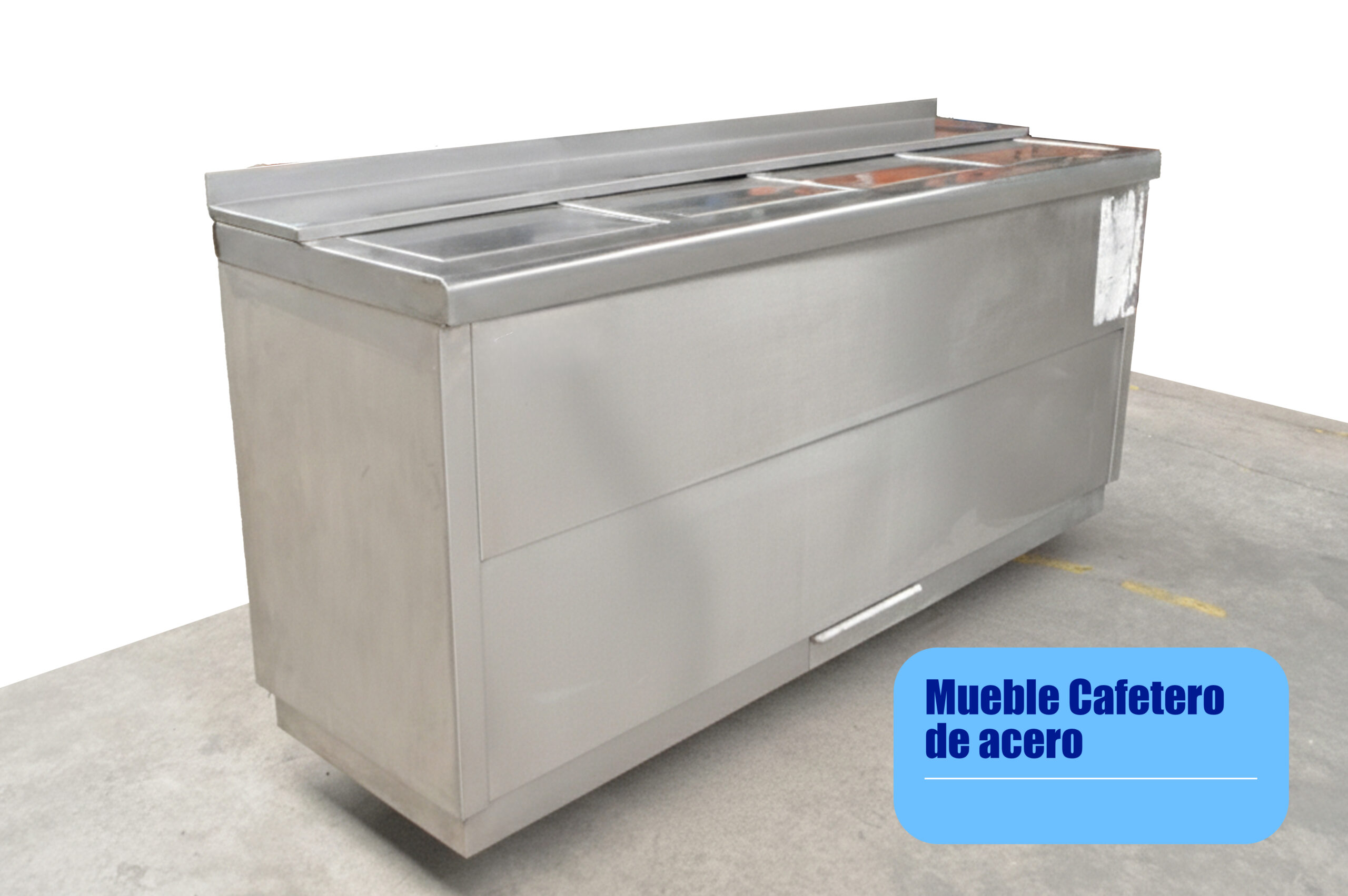 T-037 mueble cafetero de acero MUEBLE CAFETERO DE ACERO - Imagen 1