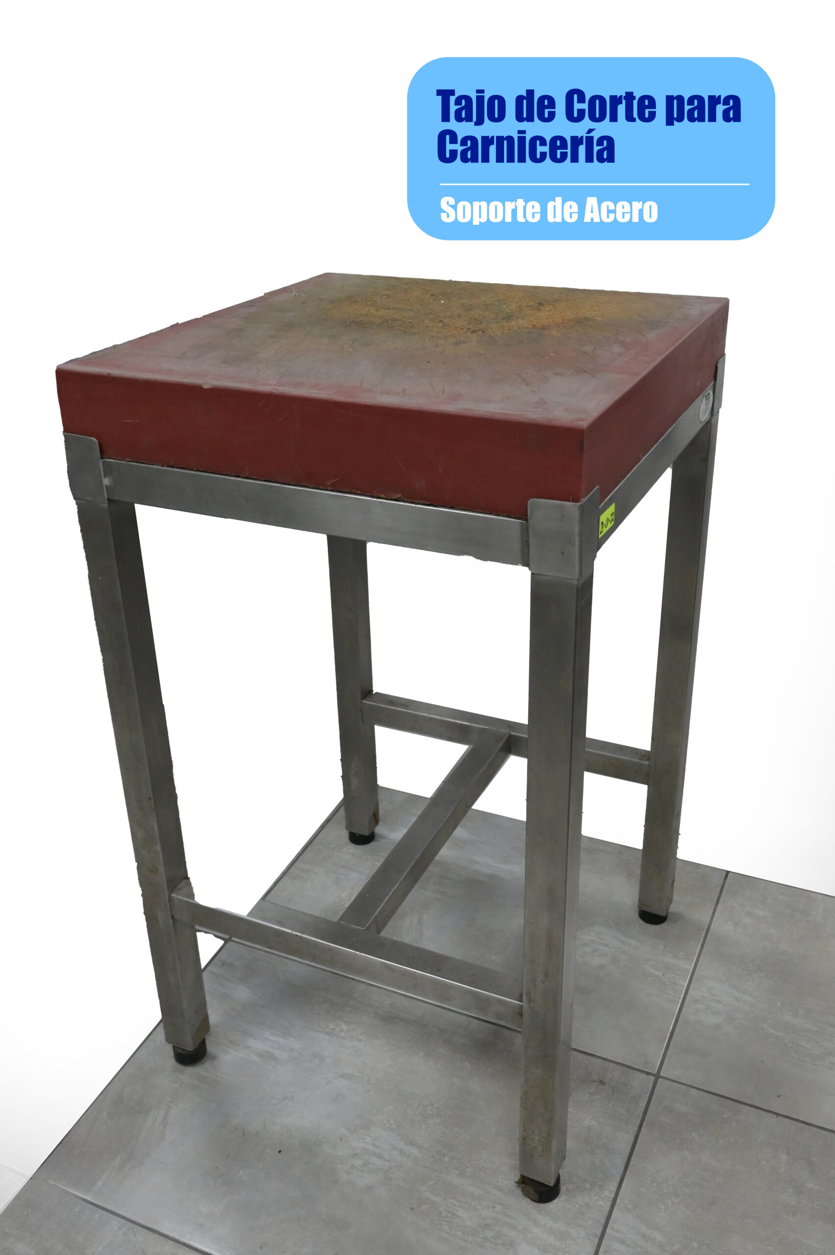 S-070 Tajo de Corte para Carnicería Mesa / Tajo de Corte - Imagen 1