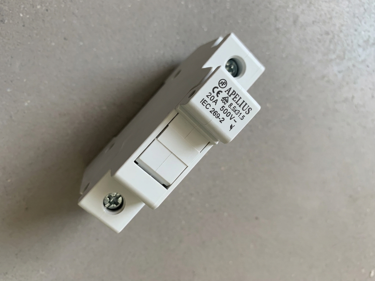 S-248 Portafusible Unipolar 20A PORTAFUSIBLE UNIPOLAR 20A APELFUS - Imagen 1