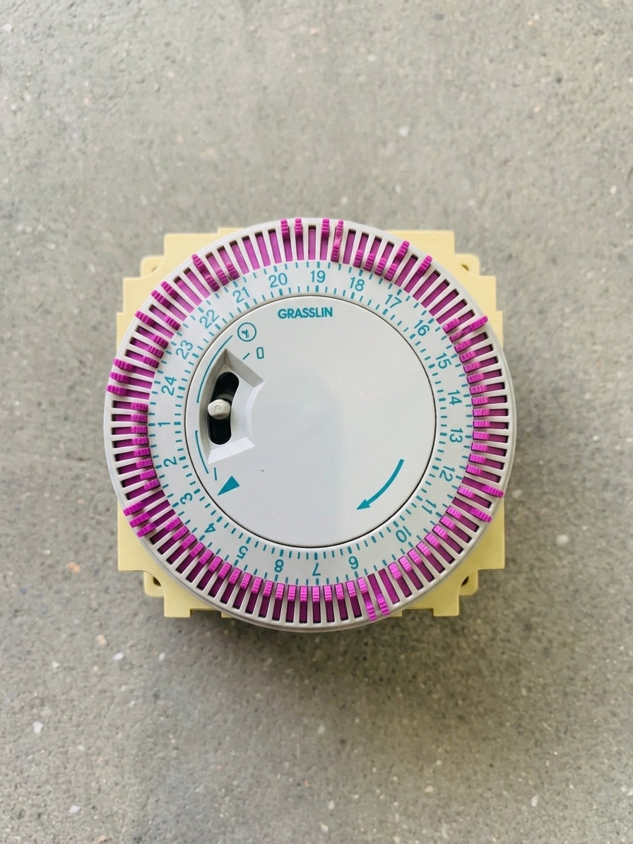 S-264 Interruptor horario analogico INTERRUPTOR HORARIO ANALOGICO Grasslin - FM/1 STUH - Imagen 1